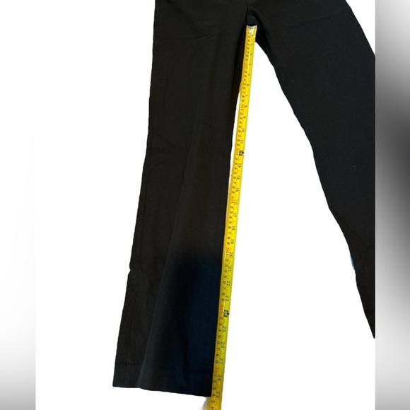 Banana Republic sz 6 The Sloan Fit Pants Flat front  black stretchy - Picture 9 of 12